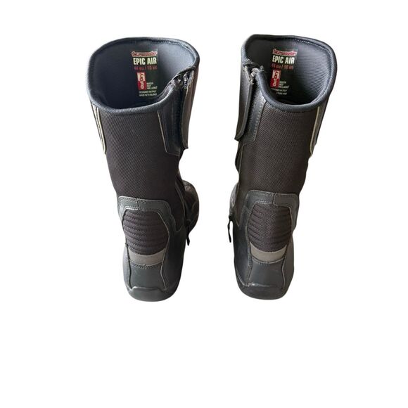 Tourmaster Epic Air Touring Boots Outdry Black Motorcycle Men’s 10 - Picture 6 of 7